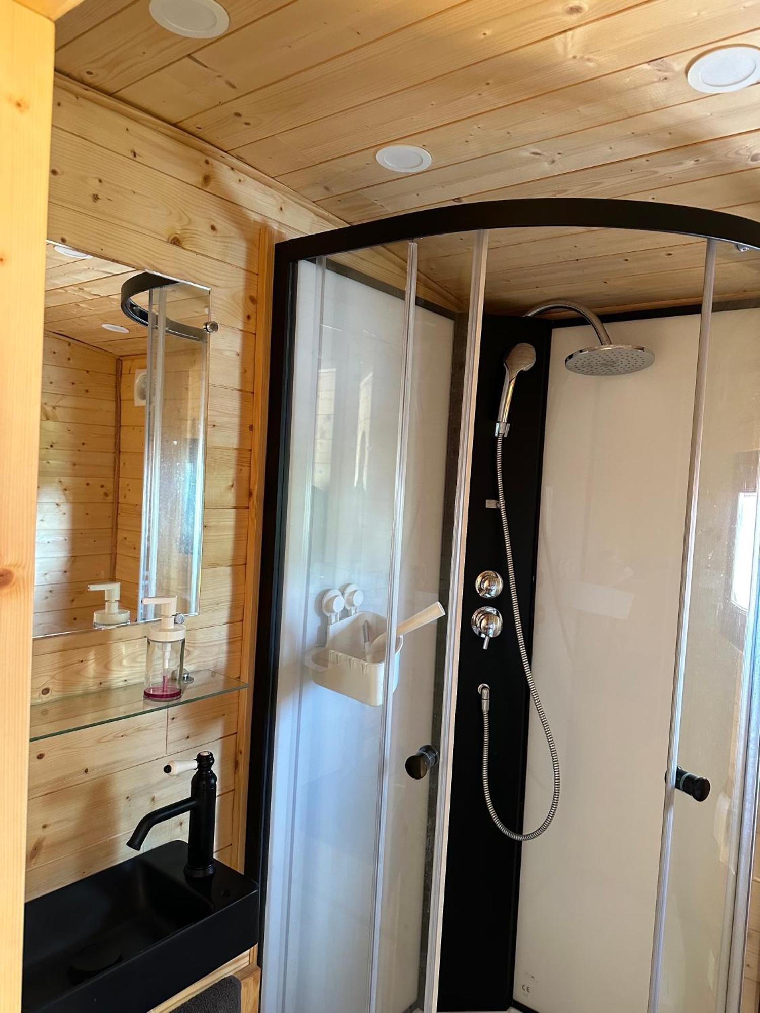 Вилла Chez Celia, Roulotte En Champagne Fleury-la-Riviere Экстерьер фото